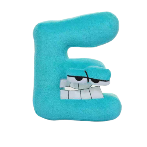 로블록스 알파벳로어 인형, 19cm, E