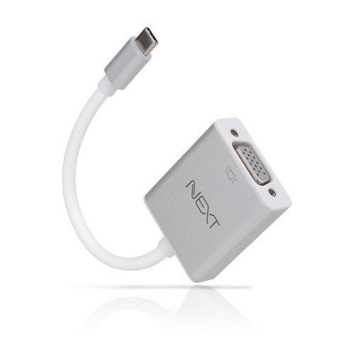 NEXT-2232TCV USB Type-C to VGA 아답터 모니터 복제 확장