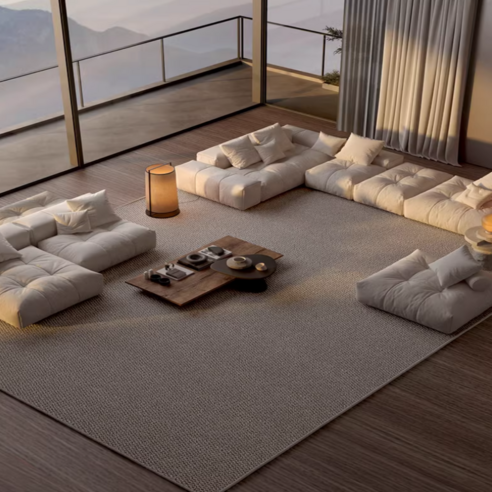 럭셔리함과 실용성을 겸비한 6m 특대형 방수 카페트