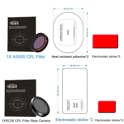 블랙박스가성비 차량용블랙박스 자동차 70mai 대시 캠 프로 플러스 A500S 반사 라이트 D08 lite2 CPL 필터, 2.A500 Upgrade version