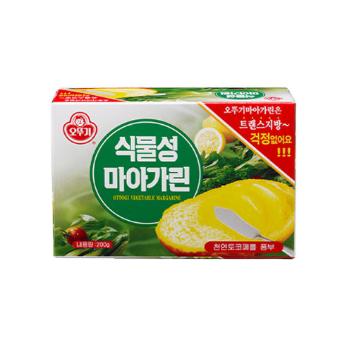 업소용 식당용 업소 마가린 식물성 오뚜기 200g x4개, 1개, 800g 버터향마가린