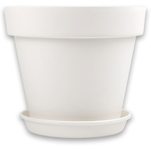 히키스 아트화분, WHITE, 1개