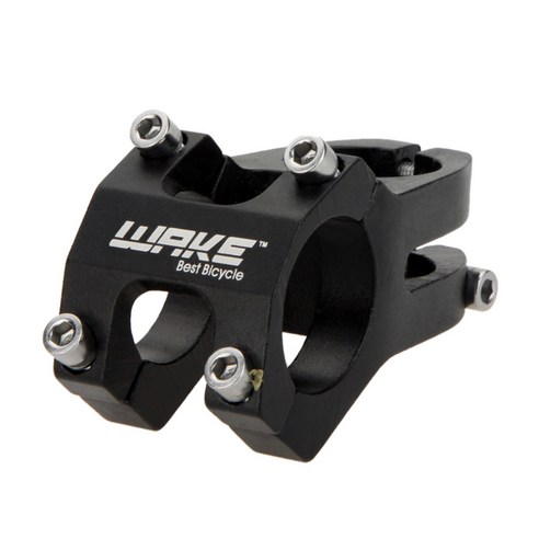사이클링 자전거 알루미늄 합금 MTB 산악 자전거 핸들 바 스템 31.8mm, 블랙, 1개