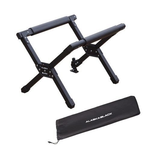 캠핑의 품격을 높이는 알래스카블랙 쿨러스텐드!