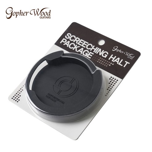 Gopherwood 사운드홀 커버 하울링 방지 Screeching Halt Package 소음방지 통기타 소리줄임 음소거, 1개