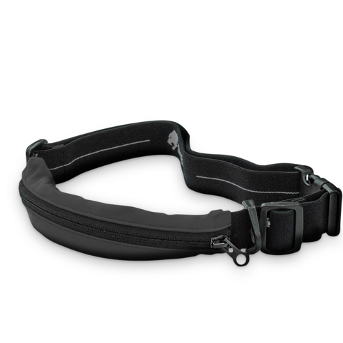 타이트엔드 tight running belt 슬림 웨이스트백 X2, 블랙, 1개