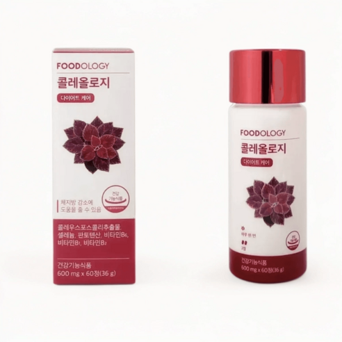 콜레올로지 빨간통다이어트 60정 푸드올로지 서현 신봉선 다이어트 컷, 60정, 1개