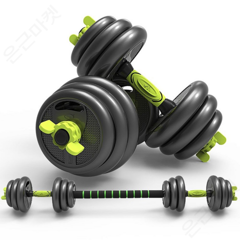무게조절덤벨 무게조정 아령 덤벨 세트 10kg 2개 20kg, [09] 덤벨20KG스트레이트10X2파운데이션X