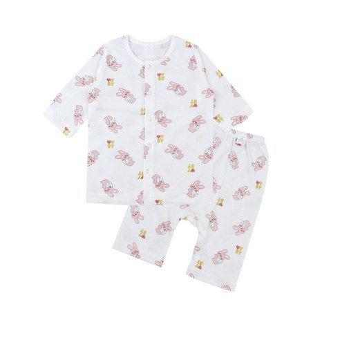 섬세한 감촉, 자연을 담은 편안함: 오아이비 밤부 유아동 얇은 내의 상하 세트 오아이비7부