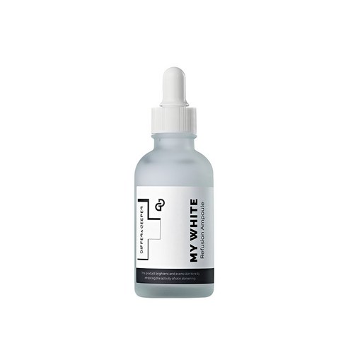 디퍼앤디퍼 미백 앰플 55ml (기미 잡티 톤업 비타민 바쿠치올 트라넥삼산 에센스 세럼) 1개, 용량 0.055리터 디퍼앤디퍼 미백 앰플 55ml (기미 잡티 톤업 비타민 바쿠치올 트라넥삼산 에센스 세럼) 1개, 용량 0.055리터