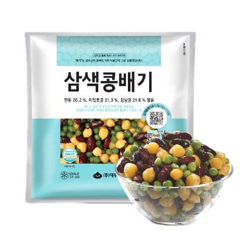 달콤한 유혹? 건강한 선택! 삼색콩배기로 입맛과 건강, 둘 다 잡아보세요!