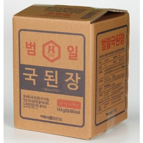 범일 국된장, 14kg, 1개