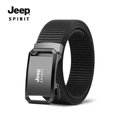 JEEP SPIRIT 남자 캐쥬얼 캔버스 버클 벨트