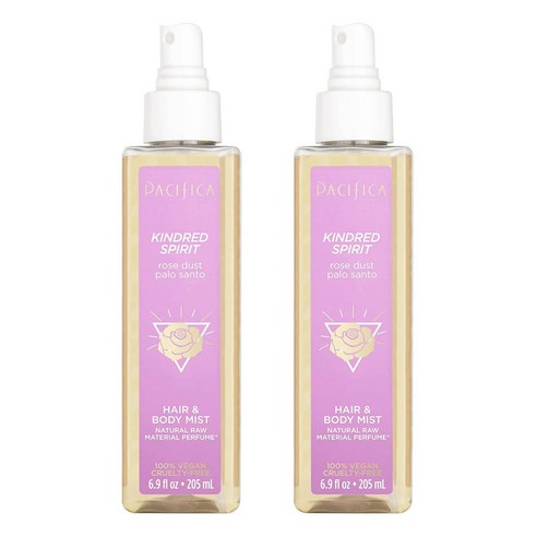 퍼시피카 킨드레드 스피리트 헤어 & 바디 미스트 로즈 더스트 팔로 산토 향, 2개, 205ml