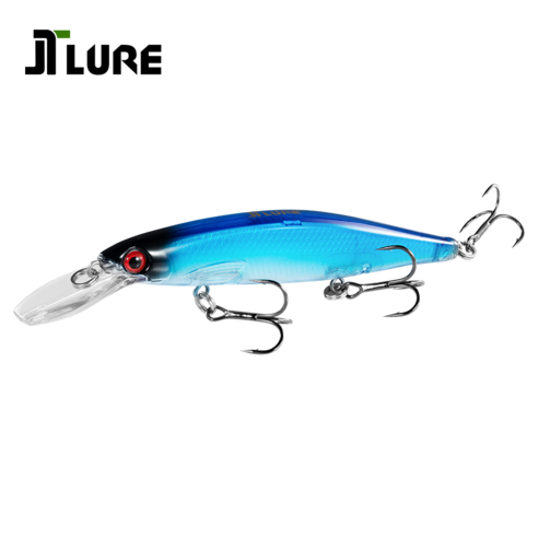 125mm 12.5g Floating Fishing Minnow Lures for Pike Wobbler Swimbait Bass Jerkbait JT9286, 131