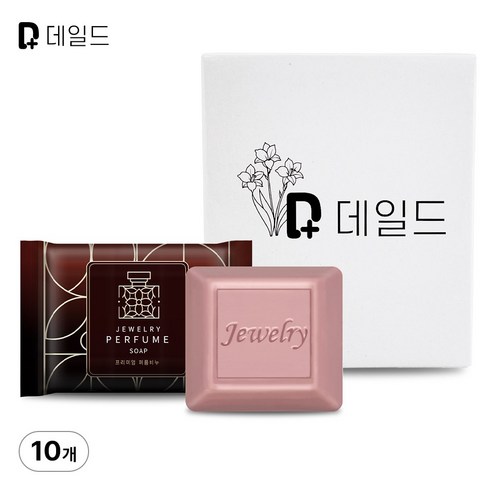 데일드 퍼퓸 향수 세수 목욕 미용 비누, 80g, 10개
