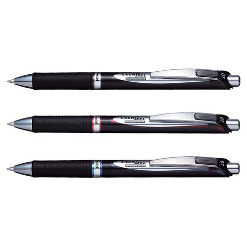 Pentel Energel 펜텔 에너겔 퍼머넌트 0.7mm BLP77, 0.7 블랙(BLP77-A)