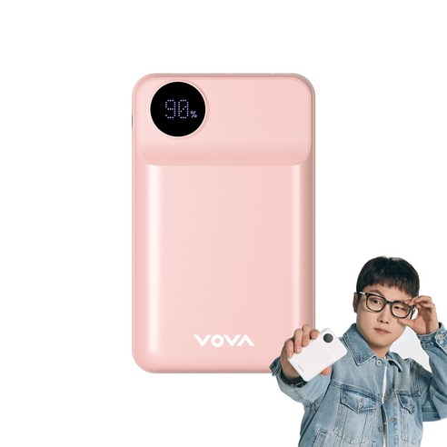 보바 고속충전 대용량 보조배터리 20000mAh 22.5W VA-121, 핑크, VA-121(20000mAh)