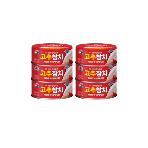 <올따옴> 사조 고추참치 150g 6입, 6개