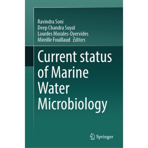 (영문도서) Current Status of Marine Water Microbiology Hardcover, Springer, English, 9789819950218