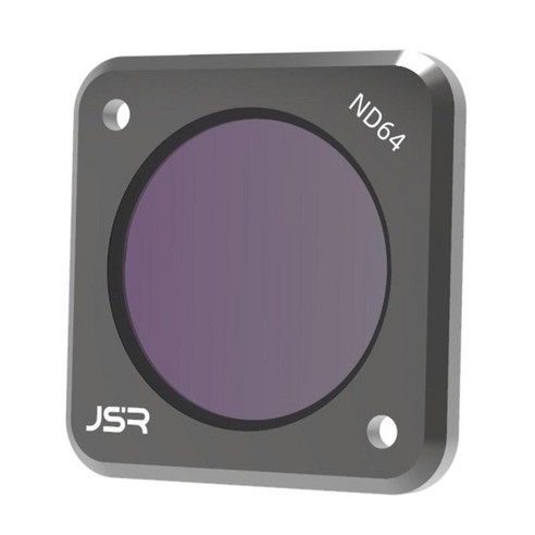 UV 보호 필터 DJI Action 2 카메라 렌즈용 광학 유리 사진 필터, ND64, 1.57x1.57x0.16인치