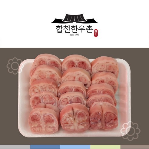 합천한우촌 한돈 돼지족발 미니족 산모보양식 600g, 600gx4팩, 양념 포함, 4개