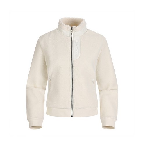 겨울 라운딩을 스타일과 따뜻함으로 완성하다: 링스 골프 여성 뽀글이 블루종 점퍼 링스여성골프웨어