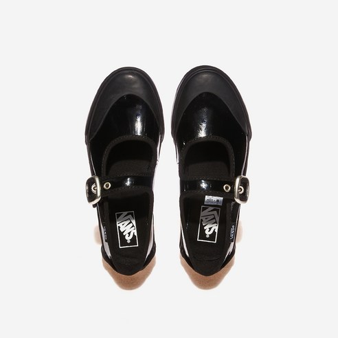 세련되고 편안한 VANS 메리제인 블랙 캔버스 구두