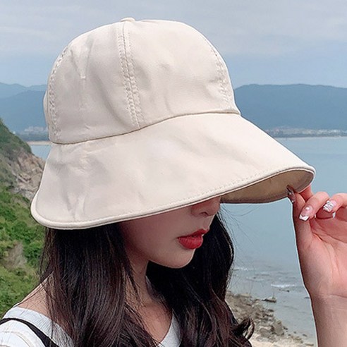 데이즈원 여성 봄 여름 가을 벙거지 모자 여자 버킷햇 자외선차단 썬캡 모자