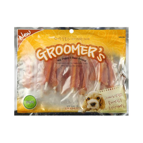 그루머스 육포 사사미: 닭갈비 맛으로 강아지의 입맛과 건강을 사로잡다