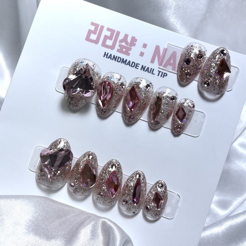 [ 수제네일팁 할인정보! ] 리리샾 블링 풀스톤 수제네일팁 – 다양한 디자인과 안전한 사용성으로 눈길을 사로잡다! | 비밀 상품 대방출