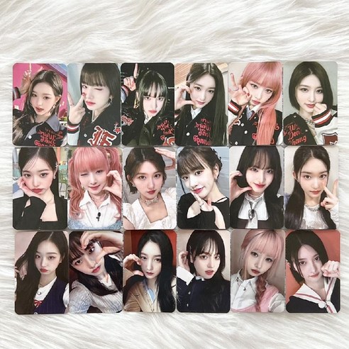 아이브 얼빡 포카 얼빡샷 포토카드 굿즈 장원영 리즈 안유진 가을 레이 이서, 광택 필름, F