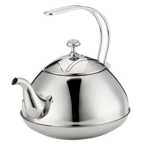 스테인레스 스틸 스토브탑 주전자 - 실버 - 1.0L/1.5L, 1.5L 실버, 설명