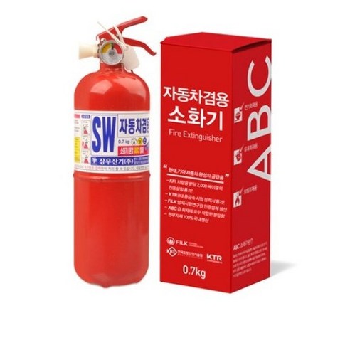 훠링 자동차겸용 ABC 소화기, 1440g, 2개