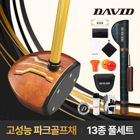 데이비드 프리미엄 파크골프채 세트상품 DP300 + 파크골프 사은품 - 골프클럽 풀세트 | 쿠팡