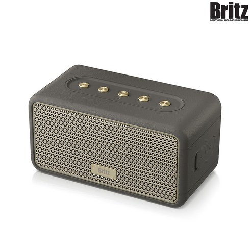 브리츠 BZ-JB9600 레트로 블루투스 스피커 아미그린