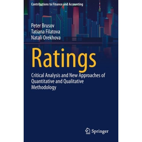 (영문도서) Ratings: Critical Analysis and New Approaches of Quantitative and Qualitative Methodology Paperback, Springer, English, 9783030562458