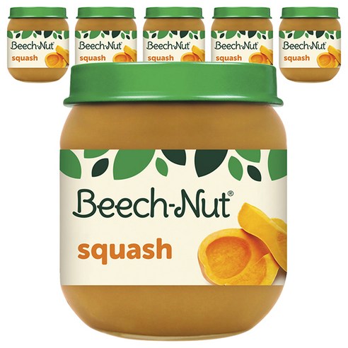 비치넛 과일 퓨레 113g, 6개, Squash (호박)