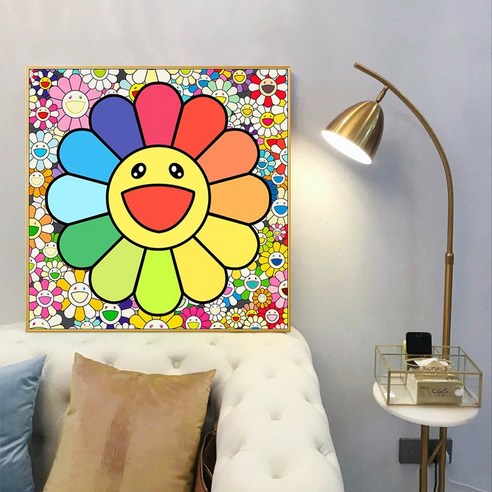 개미상서 해바라기 DIY 보석 십자수, 돈들어오는 사과40*50