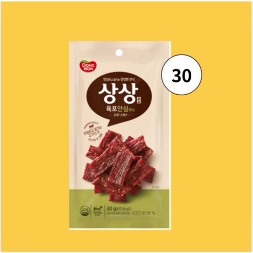 동원 상상육포 안심, 30g, 30개