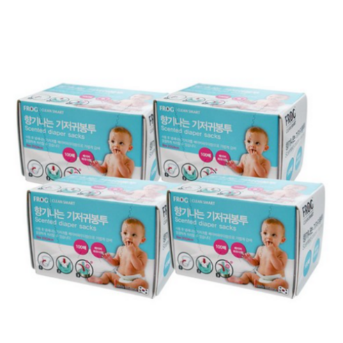 프로그 향기나는 기저귀봉투 베이비파우더향 100p