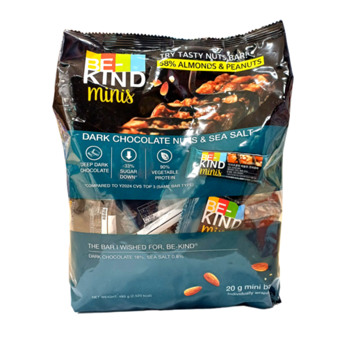 BE KIND 다크 초콜릿 너트바, 480g, 1개
