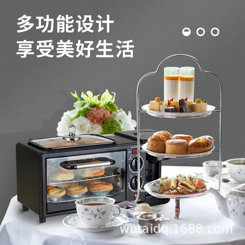 아침 식사 토스터기 미니 오븐, 3) 3