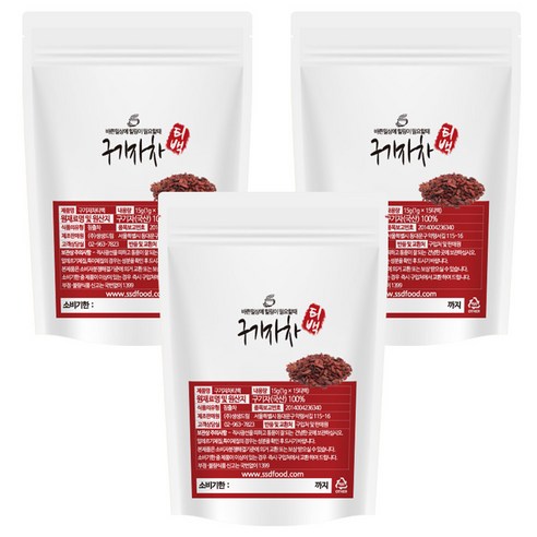 구기자 차 티백 1g x 15티백 국산 국내산, 15g, 15개입, 2개