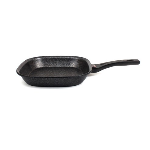 키친아트 열센서 통주물 양면마블 사각 후라이팬, 1개, 27cm