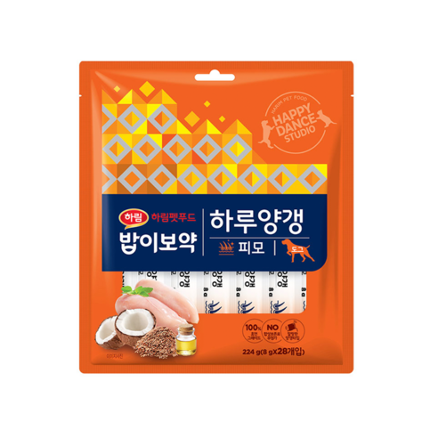 밥이보약 도그 하루양갱 간식 피모 28p, 1개, 닭고기 강아지 간식 밥이보약 도그 하루양갱 간식 피모 28p, 1개, 닭고기 강아지 간식