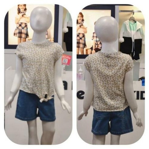 레노마키즈 NC05 여아 리프 매듭티 R2223T190