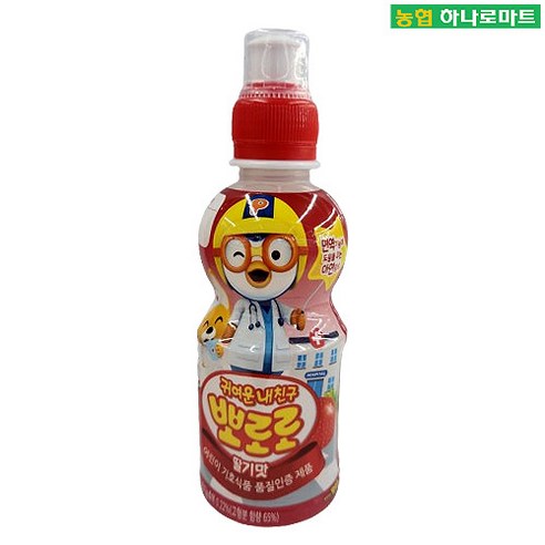 [하나로마트] 팔도 뽀로로 딸기맛(PET)235ML, 1개, 235ml