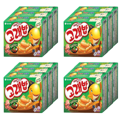 오리온 고래밥 4P 160g x 12 사무실 회사 학교 간식, 12개