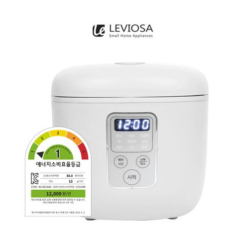 갓 지은 밥의 풍요로움을 선사하는 레비오사 디지털 미니밥솥
